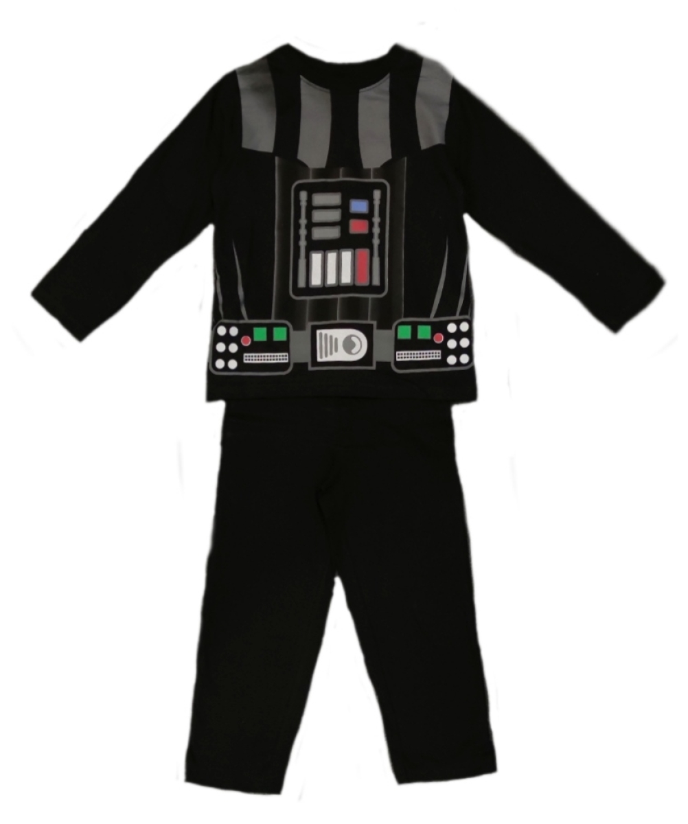 STAR WARS Schlafanzug Lang für Jungen schwarz - Darth Vader